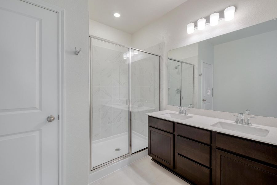 Furnished interior view inside a new home in Sonterra - Cool Water, Jarrell (Image 4).