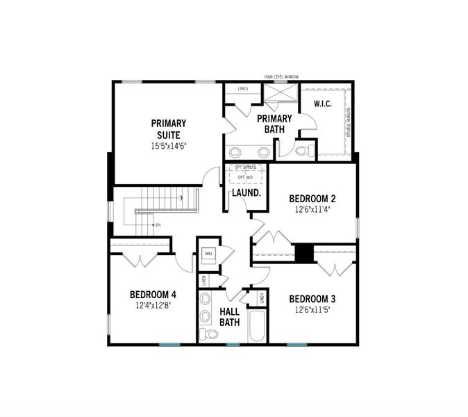 2D floor plan layout for the Marathon by Mattamy Homes in Celebration - Island Village, Celebration, FL (Image 4). 2D floor plan layout for the Marathon by Mattamy Homes in Celebration - Island Village, Celebration, FL (Image 4).