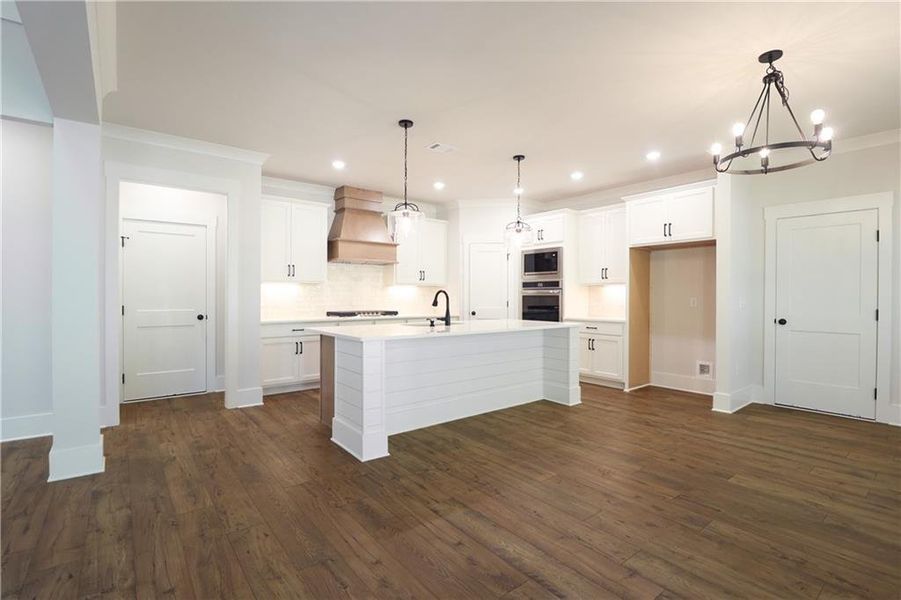 Furnished interior view inside a new home in Weslyn Park, Social Circle (Image 6).