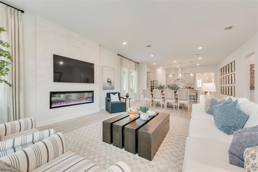 Furnished interior view inside a new home in Bayside, Rowlett (Image 21).