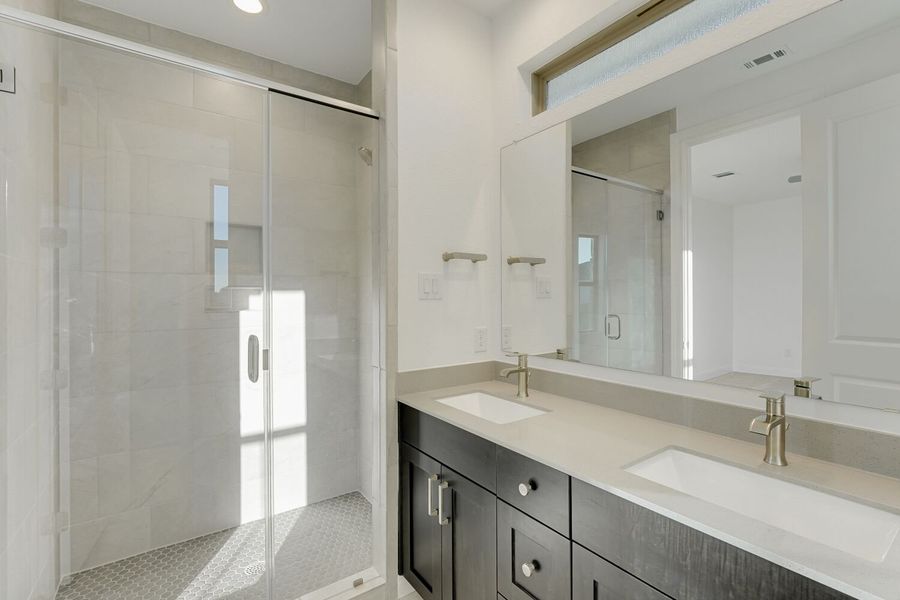 Furnished interior view inside a new home in The Porch at Du Pre, Buda (Image 7).