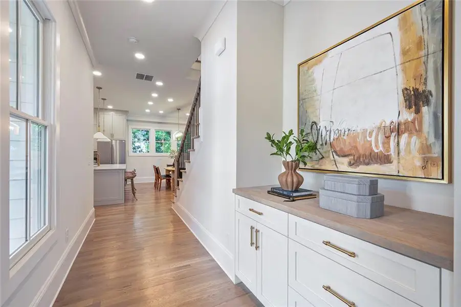 Furnished interior view inside a new home in , Atlanta (Image 11).