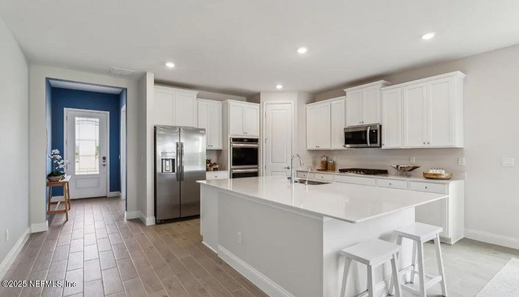 Furnished interior view inside a new home in Silver Falls Single Family at SilverLeaf: Silver Falls 50s at SilverLeaf, St. Johns (Image 17). Furnished interior view inside a new home in Silver Falls Single Family at SilverLeaf: Silver Falls 50s at SilverLeaf, St. Johns (Image 17).