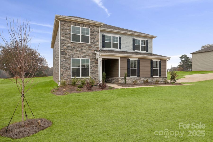 Exterior details and patio area of a home in Running Creek, Locust (Image 3). Exterior details and patio area of a home in Running Creek, Locust (Image 3).