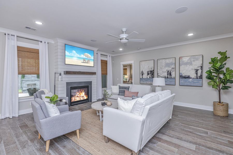 Furnished interior view inside a new home in Timothy Lakes, Ridgeville (Image 18).