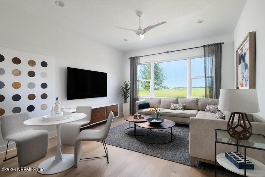 Furnished interior view inside a new home in , St. Augustine (Image 17).