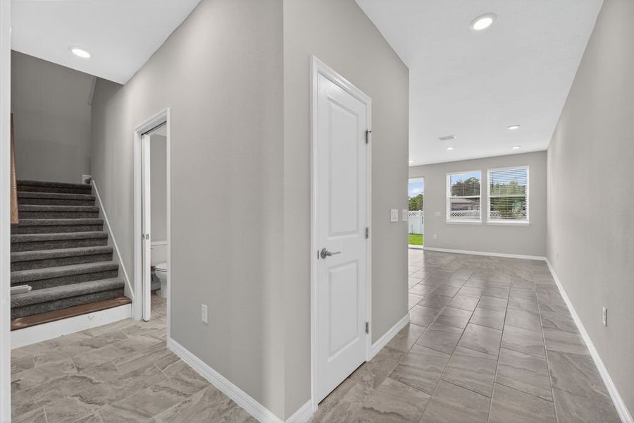 Representative unfurnished interior of a home built from the Bellflower by Taylor Morrison in Cherry Elm at SilverLeaf, St. Augustine (Image 18).