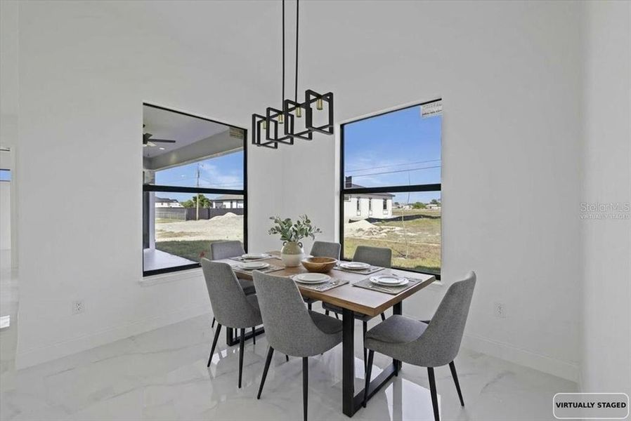 Furnished interior view inside a new home in , Cape Coral (Image 8).
