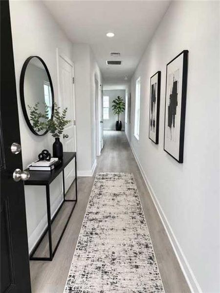 Furnished interior view inside a new home in , Hampton (Image 5).