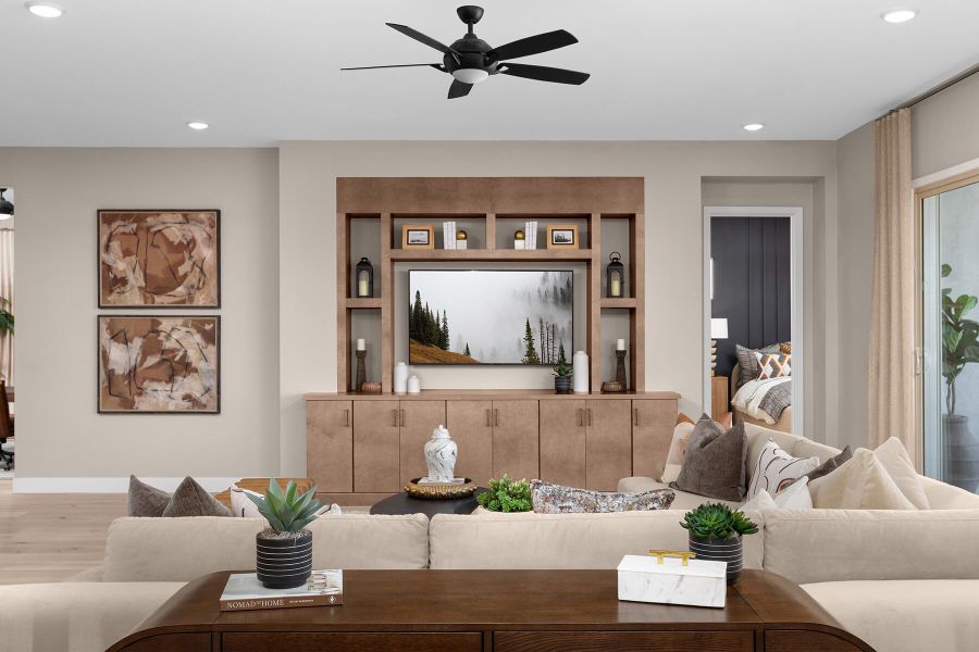 Representative furnished interior of a home built from the Crimson by Mattamy Homes in Rosewood Heights, San Tan Valley (Image 11).