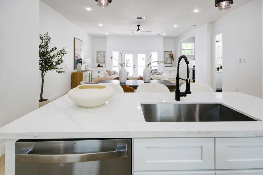 Furnished interior view inside a new home in , Houston (Image 4).