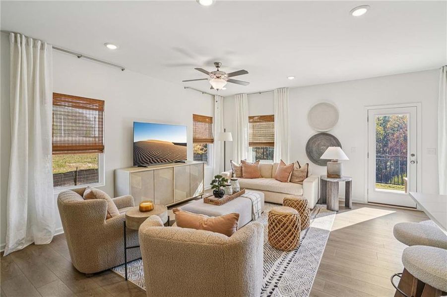 Furnished interior view inside a new home in Leydenview, Mableton (Image 9).