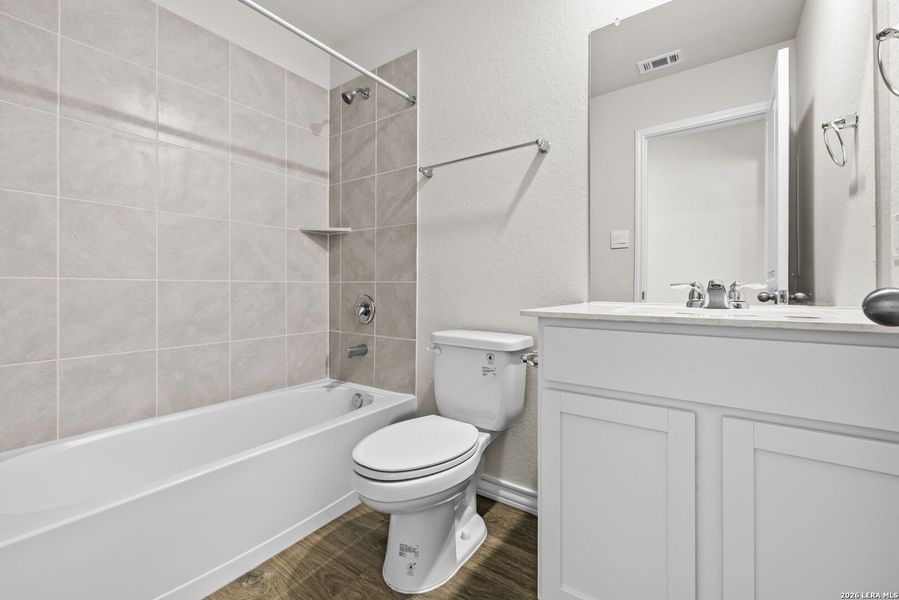 Furnished interior view inside a new home in Redbird Ranch, San Antonio (Image 5).