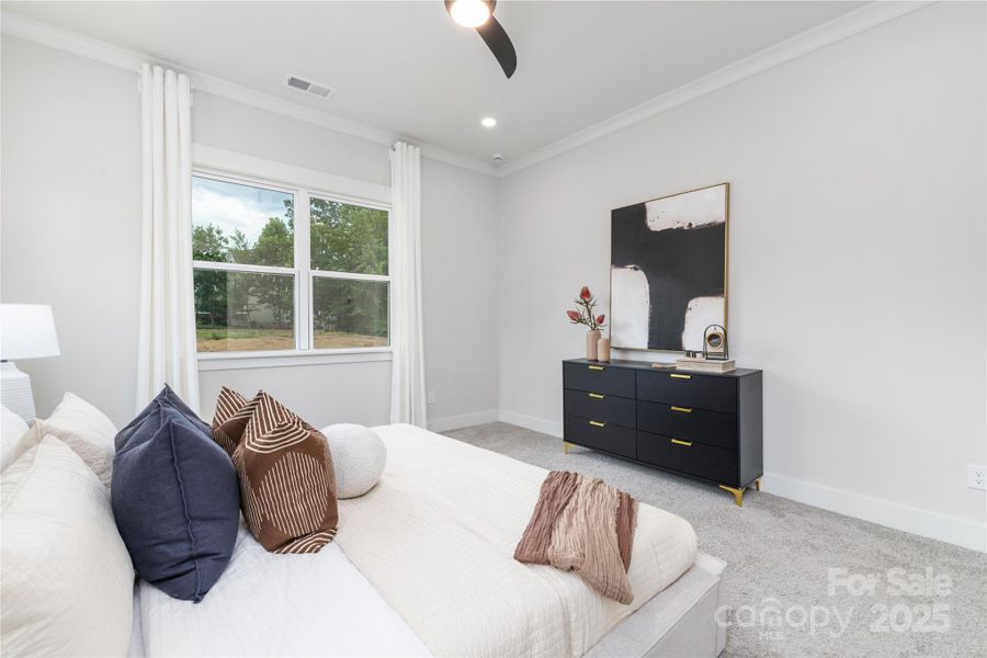 Furnished interior view inside a new home in , Hickory (Image 28).