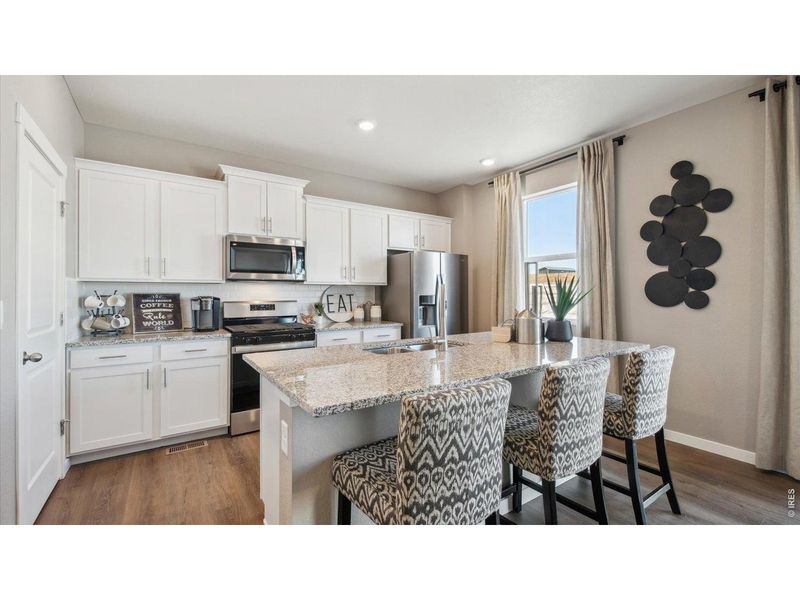 Furnished interior view inside a new home in , Fort Lupton (Image 12). Furnished interior view inside a new home in , Fort Lupton (Image 12).