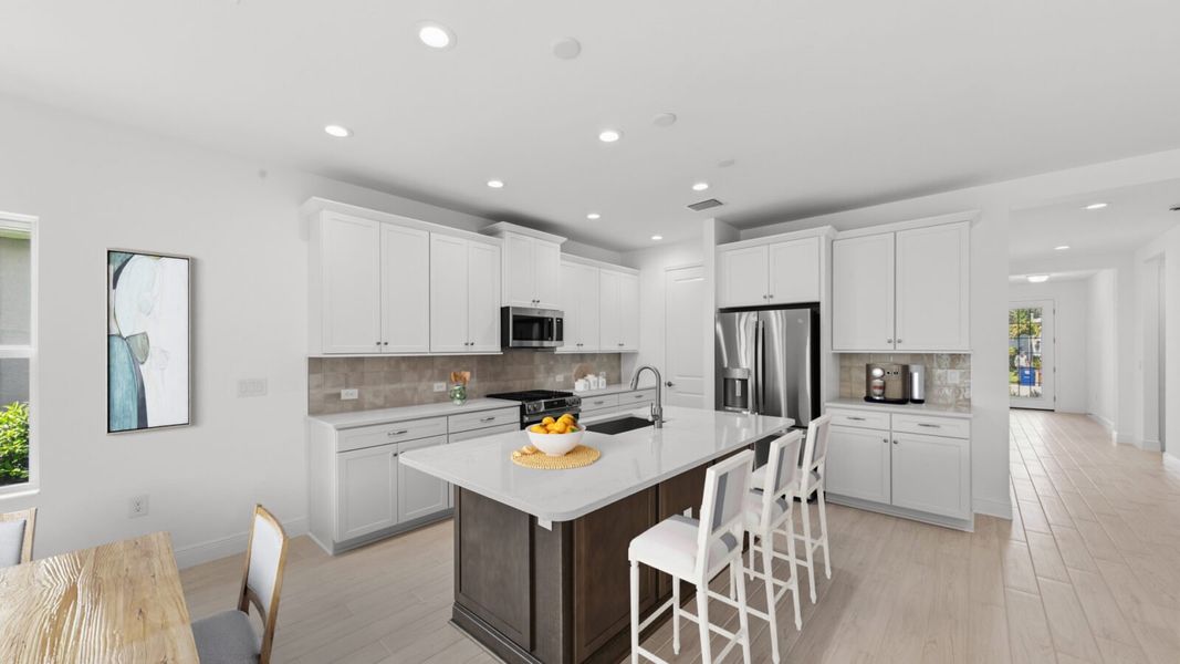 Furnished interior view inside a new home in Verandah, Fort Myers (Image 9).