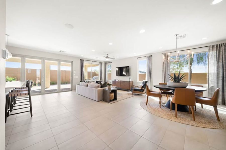 Furnished interior view inside a new home in Meridian, Queen Creek (Image 12).