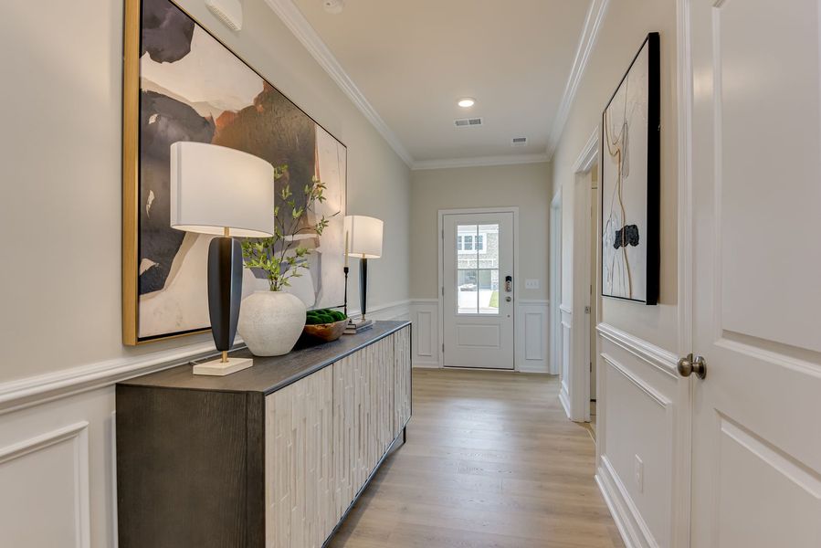 Furnished interior view inside a new home in Heritage Bay, Sumter (Image 39).