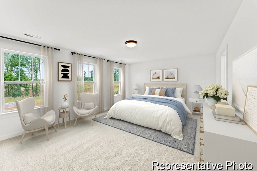 Furnished interior view inside a new home in Parc Northwest, Elon (Image 9).