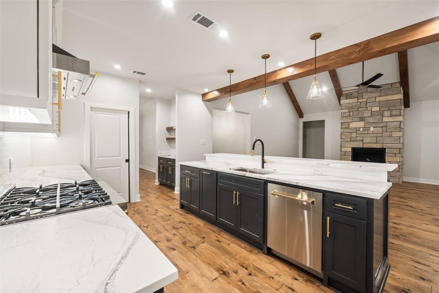 Furnished interior view inside a new home in , Willis (Image 5).