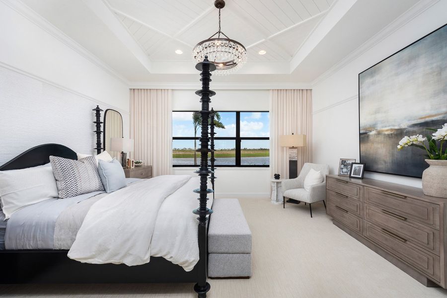 Representative furnished interior of a home built from the Madison by GL Homes in Valencia Parc at Riverland, Port St. Lucie (Image 17).