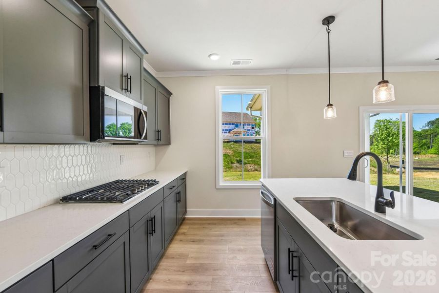 Furnished interior view inside a new home in Westport, York (Image 11).