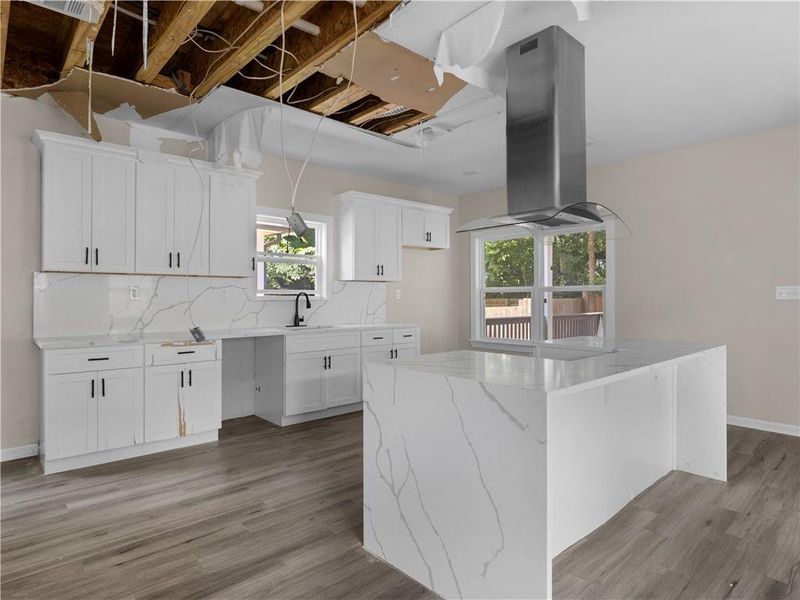 Furnished interior view inside a new home in , Atlanta (Image 4).
