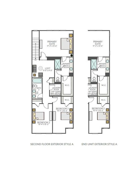 2D floor plan layout for the Onslow by Tri Pointe Homes in Summit At Homestead, Chapel Hill, NC (Image 5). 2D floor plan layout for the Onslow by Tri Pointe Homes in Summit At Homestead, Chapel Hill, NC (Image 5).