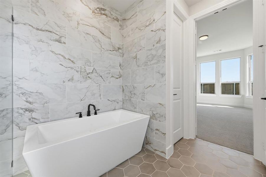 Furnished interior view inside a new home in Wildflower Ranch, Justin (Image 12).