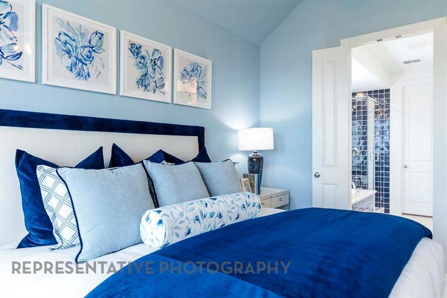 Furnished interior view inside a new home in Bel Air Village: 50ft. lots, Sherman (Image 9).