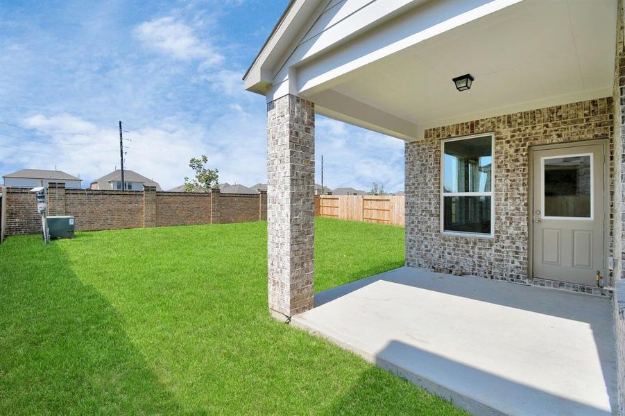 Experience outdoor living at its finest on this beautiful covered patio!