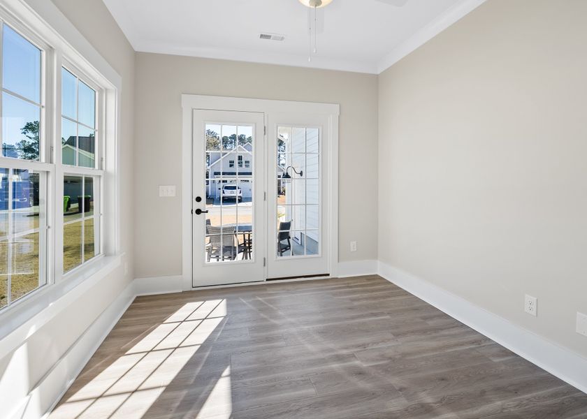 Representative unfurnished interior of a home built from the Wayside by Bill Clark Homes in The Sanctuary at Sunset Beach, Sunset Beach (Image 21).