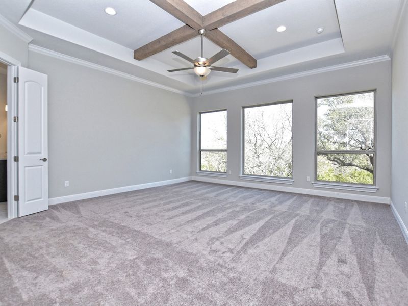 Representative unfurnished interior of a home built from the Siena III by Giddens Homes in Clearwater Ranch, Liberty Hill (Image 243).