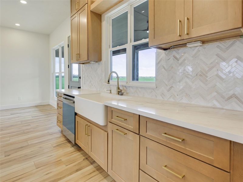 Furnished interior view inside a new home in , Angleton (Image 6).