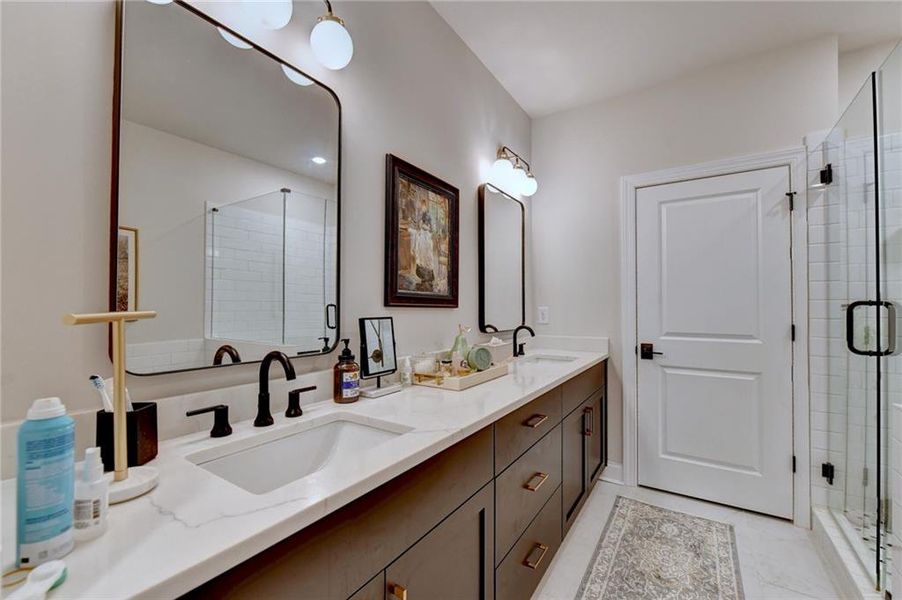 Furnished interior view inside a new home in , Alpharetta (Image 40).