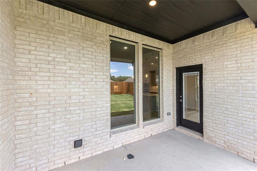 Exterior details and patio area of a home in Anderson Crossing, Trenton (Image 26). Exterior details and patio area of a home in Anderson Crossing, Trenton (Image 26).