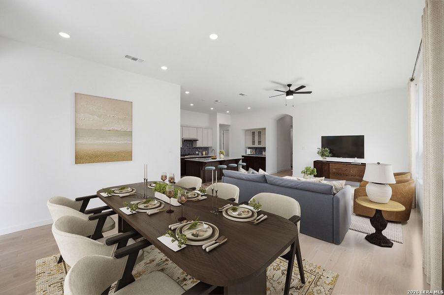 Furnished interior view inside a new home in Mayfair, New Braunfels (Image 10).