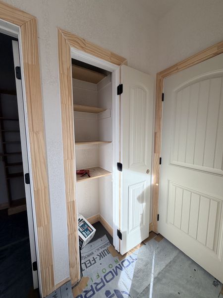 In-progress construction of a new home in Saddle Crest Estates, Weatherford, TX (Image 36).