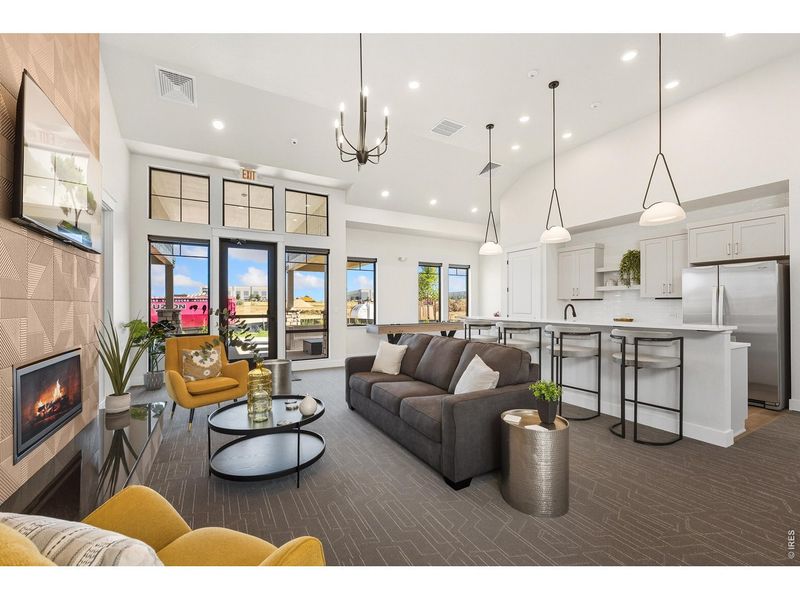 Furnished interior view inside a new home in , Loveland (Image 28).