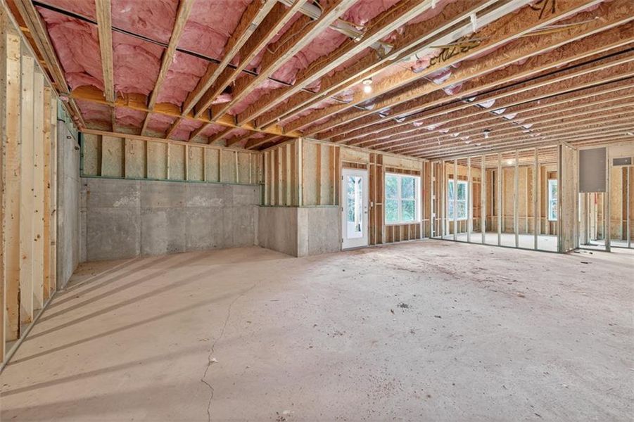 In-progress construction of a new home in , Gainesville, GA (Image 76).