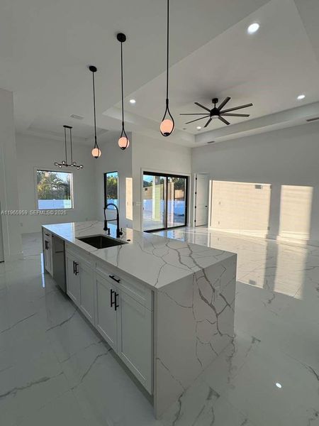 Furnished interior view inside a new home in , Cape Coral (Image 8).