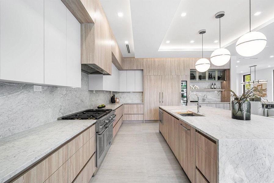 Furnished interior view inside a new home in , Delray Beach (Image 9).