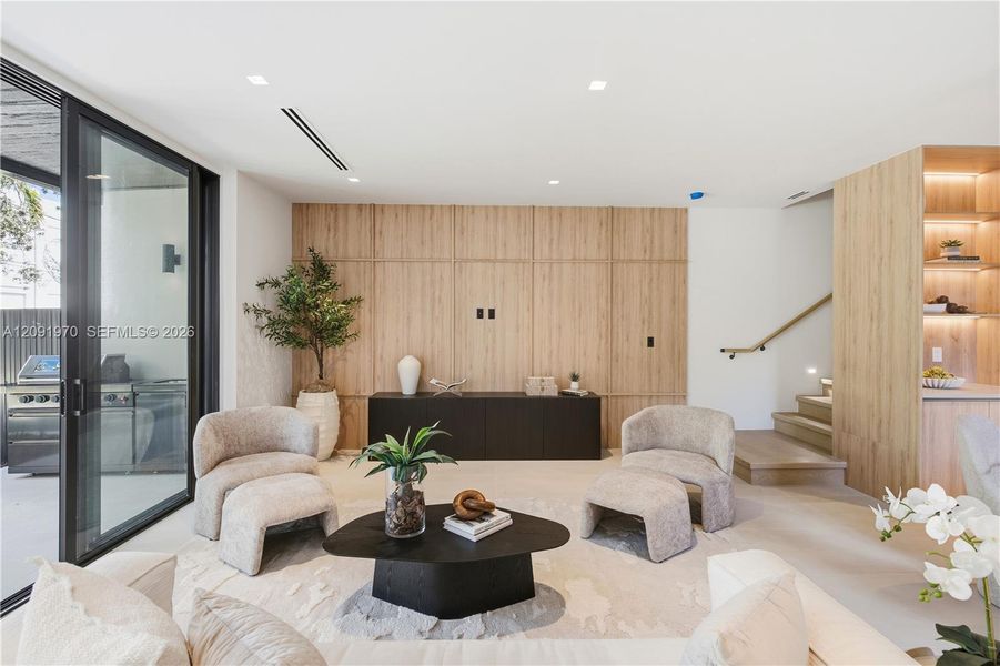 Furnished interior view inside a new home in , Miami (Image 14).