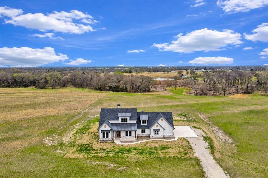Front exterior of a new home in , Wills Point, TX, highlighting curb appeal (Image 23).