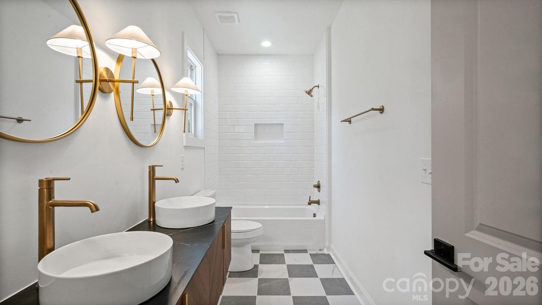 Furnished interior view inside a new home in , Charlotte (Image 39).