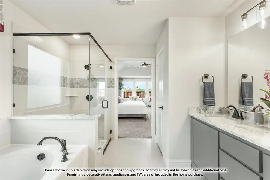 Furnished interior view inside a new home in Hampton Park, Glenn Heights (Image 9).