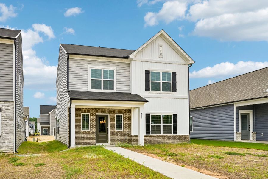 Exterior - Striking contrast and curb appeal with style. Exterior - Striking contrast and curb appeal with style.