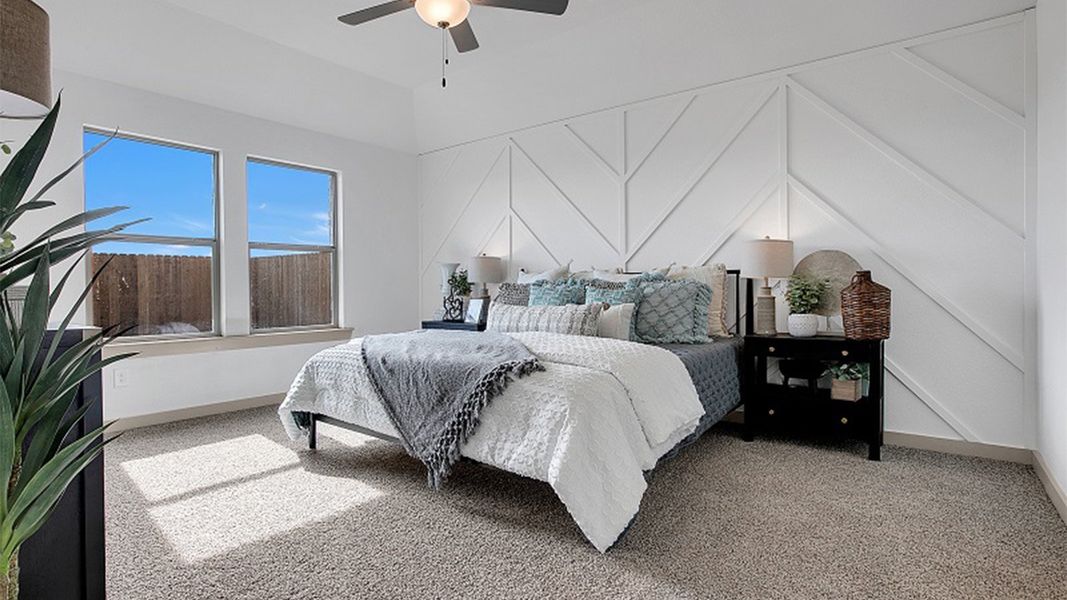 Representative furnished interior of a home built from the The Texas Cali by D.R. Horton in Abbey Glen, Lubbock (Image 9).