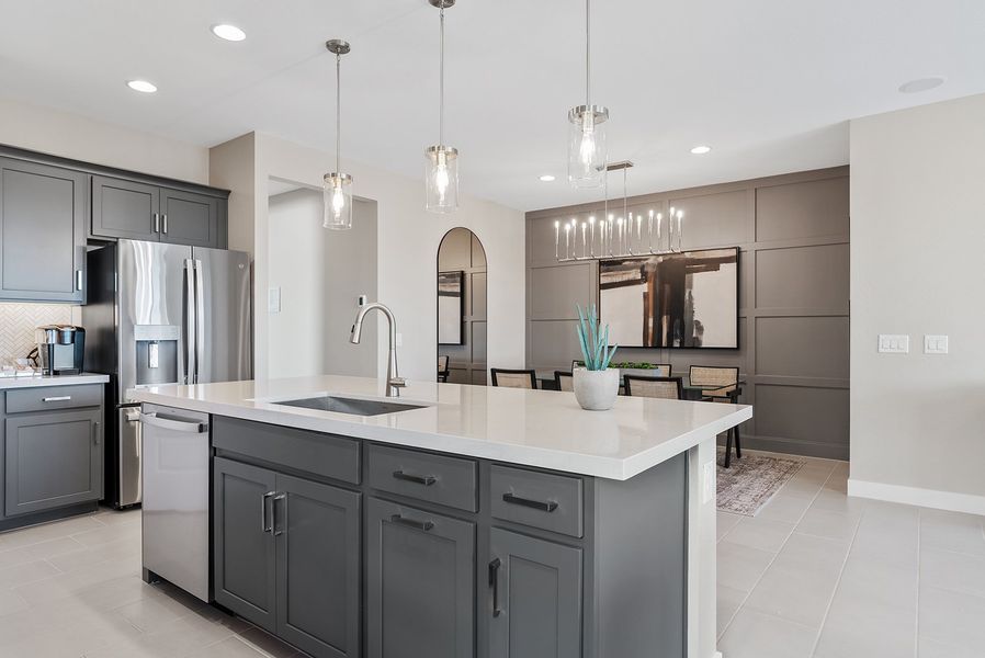 Furnished interior view inside a new home in Artisan at Asante, Surprise (Image 15).