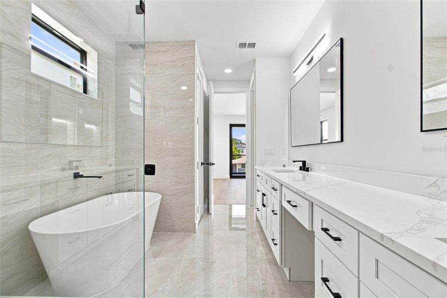 Furnished interior view inside a new home in , Tampa (Image 16). Furnished interior view inside a new home in , Tampa (Image 16).